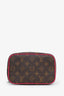 Louis Vuitton Brown/Pink Monogram Macassar Mini Nice Vanity Case