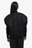 Upper Hights Black Oversized Bomber Vest Size 1