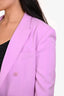 Stella McCartney Pink Wool Double Breasted Blazer Dress Size 40