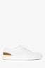 Hermès White Leather 'Deep' Sneaker Size 37.5