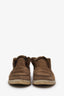Loro Piana Brown Suede Summer Charms Walk Moccasins Size 40.5