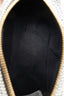 Versace Black/White Quilted Wool Medusa Pochette Shoulder Bag
