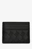 Bottega Veneta Black Leather Intrecciato Card Holder