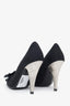 Pre-loved Chanel™ Black Satin Camellia Pumps Size 37