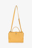 Loro Piana Yellow Leather Soft Cluisee Top Handle with Strap