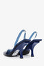 The Attico Blue PVC Ester Slingback Heels Size 37