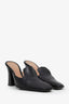 Bottega Veneta Black Calfskin Step San Marco Mules Size 40