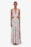 ASTR Blue/Pink Cut Out Maxi Dress Size L