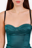 Robe midi Buster en coton vert Dolce & Gabbana, taille 40