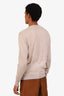 Pal Zileri Grey Silk Crewneck Sweater Size 50 Mens