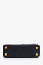 Louis Vuitton 2017 Black Taurillon Leather Capucines BB Top Handle Bag with Strap