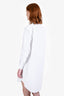 Thom Browne White Oxford Shirt Midi Dress Size 1