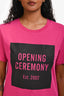 Opening Ceremony Pink Crewneck T-Shirt Size XS