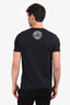 Versace Black Cotton Logo T-Shirt Size S Mens