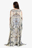 Camilla White/Multicolour Silk Embellished Patterned Cover-Up Dress Size OS