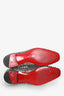 Christian Louboutin Silver/Green Dandelion Spike Loafers Size 43.5 Mens