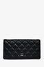 Pre-loved Chanel™ 2011 Black Lambskin Leather Long Wallet