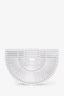 Cult Gaia White Acrylic 'Arc' Clutch Bag