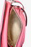 Loewe Pink Leather Mini Puzzle Bag with Strap