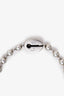 Gucci Sterling Silver/Green Interlocking G Bracelet