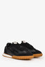 Hermès Black Leather and Suede H Sneakers Size 37.5