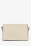 Christian Dior White Grained Leather Logo 'Revolution' Crossbody Bag
