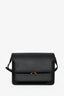 Marni Black Saffiano Leather Medium Trunk Crossbody Bag