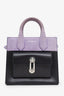 Balenciaga Black/Purple Karung Mini Maillon All Afternoon Bag With Strap