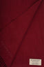 Burberry Burgundy Cashmere Fringe Scarf