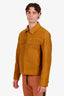 Salvatore Ferragamo Yellow Cotton Zip Up Jacket Size 50 Mens