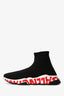 Balenciaga Black Technic Sock Sneakers Size 8