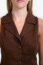Reformation Brown Vest + Wide-Leg Pants Set Size 6