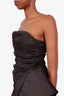 Helen O'Connor Black Strapless 'Sunshine' Mini Dress Size XS