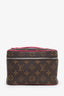 Louis Vuitton Brown/Pink Monogram Macassar Mini Nice Vanity Case