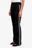 Off-White Black/White Side Stripe Wide Leg Track Pants Size S