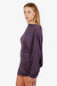 Christopher Esber Purple Lunda Draped Open Back Mini Dress Size 10