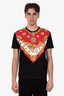 Versace Red Cotton Baroque T-Shirt Size M Mens