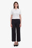 Paul Smith Navy Pinstriped Wool Pants Size 42