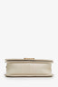 Pre-loved Chanel™ 2018-2019 Ivory Caviar Leather Medium Boy Bag