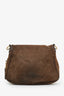 Tom Ford Brown Peccary Embossed Leather Medium Jennifer Shoulder Bag