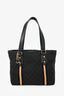 Gucci 2000's Black GG Canvas Web Medium Jolicoeur Tote Bag