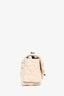 Pre-loved Chanel™ 2021 Blush Pink/Black Tweed Mini Rectangular Flap Crossbody Bag