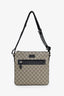 Gucci Beige/Black GG Supreme Monogram Messenger Bag