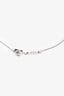 Tiffany & Co. White Gold and Diamond 'T Smile' Pendant Necklace