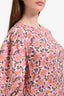 Rhode Pink Multicolour Floral 'Pia' Midi Dress Size 10