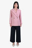 Patou Navy Wool Cashmere Trousers Size 38