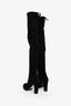 Stuart Weitzman Black Suede Over The Knee Boots Size 39