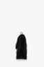 Christian Dior Navy Leather Addict Crossbody Bag with Canvas Strap