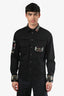 Valentino 2016 Cotton Beaded Shirt Jacket Size 46 Men's