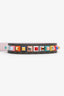 Fendi Black/Multicolour Leather Studded Bag Strap